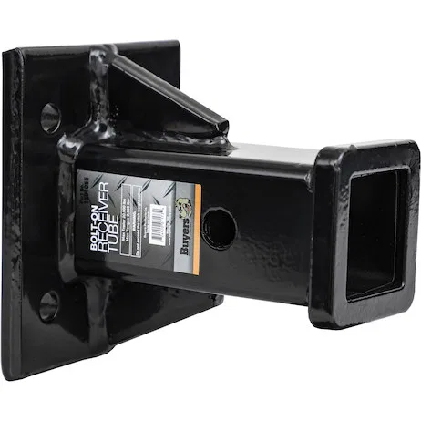 1804055 – BUYERS PROD Trailer Hitch Receiver Tube, Mounts To Standard Pintle Plate 20000 Pound Gross Trailer Weight W...